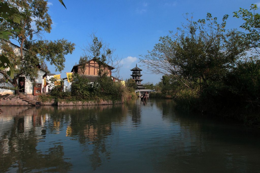 西溪小景：水乡人家 摄影 阿南黄