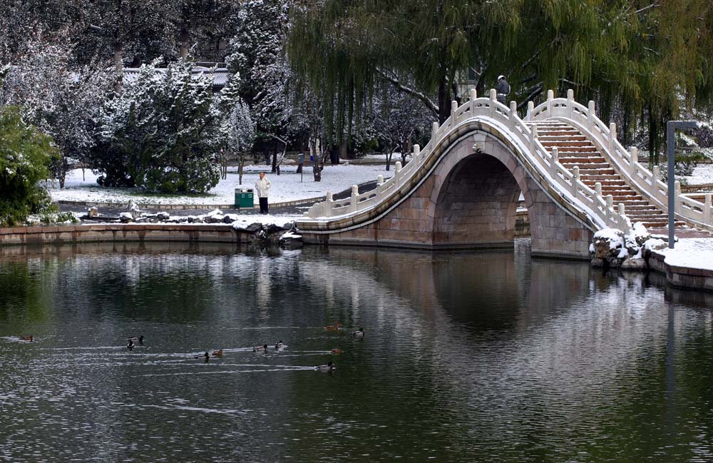 雪后龙潭 摄影 柴爷