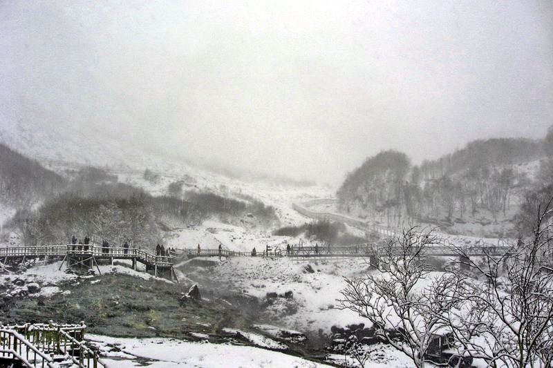 长白山初雪 摄影 清风秋韵