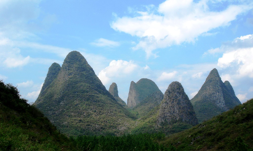 桂林.永福的山 摄影 山海风