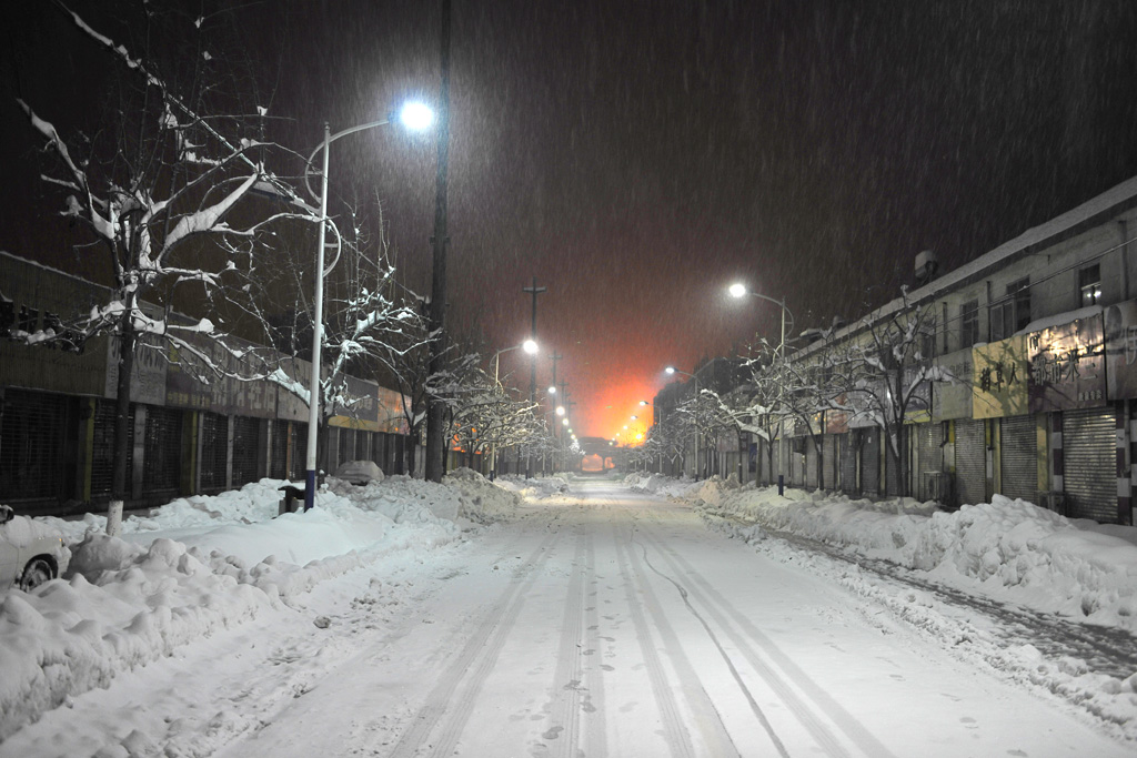 雪夜静悄悄 摄影 康慨