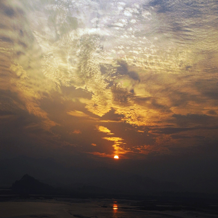 夕阳西下 摄影 海之龙