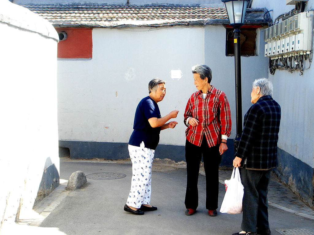 老姐仨的家常话 摄影 心象旷野的鸟