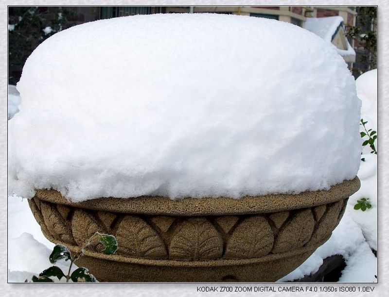 雪面包 摄影 阿祥