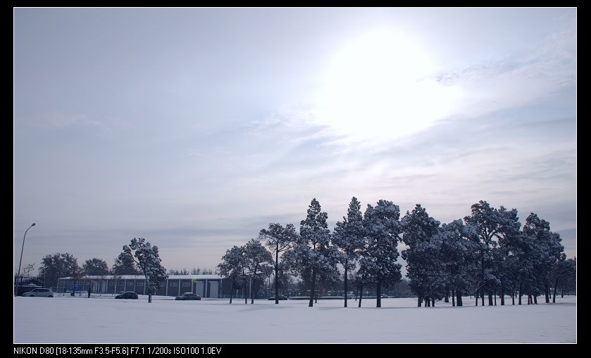 雪景之一 摄影 又见云起时