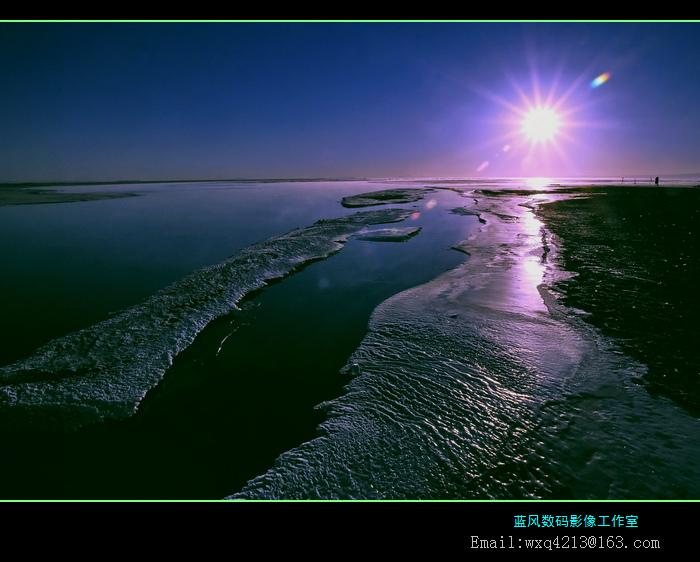 青海湖之晨 摄影 秦儿