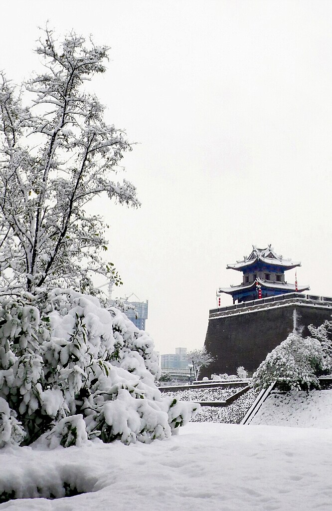 古城雪色 摄影 刘亚东