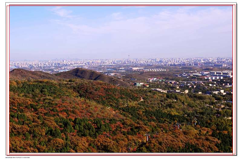 鸟瞰北京城 摄影 woheni