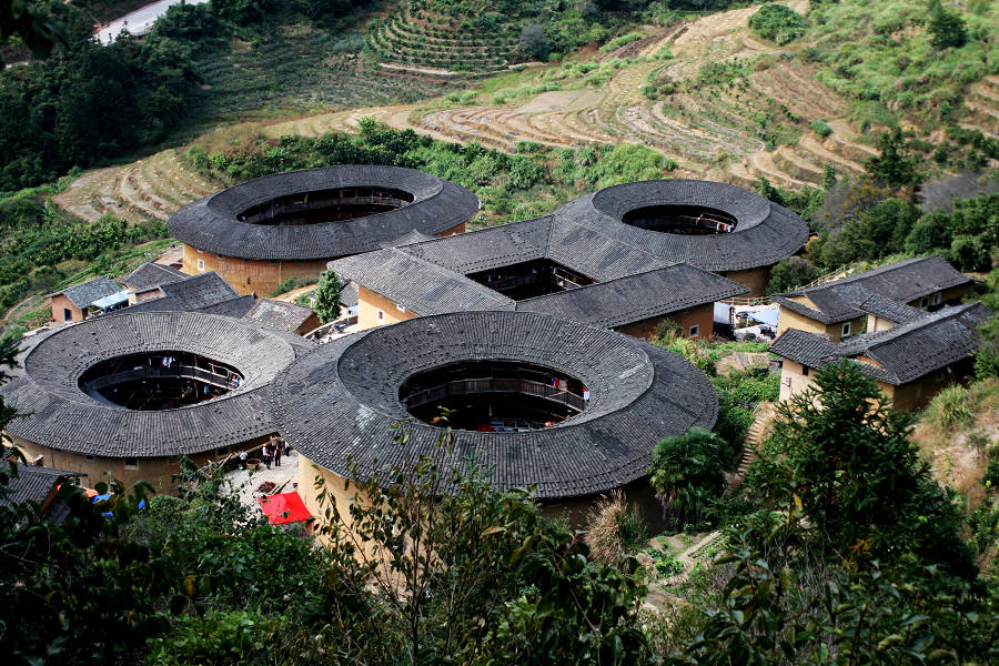 “四菜一汤”------福建土楼 摄影 wenqing