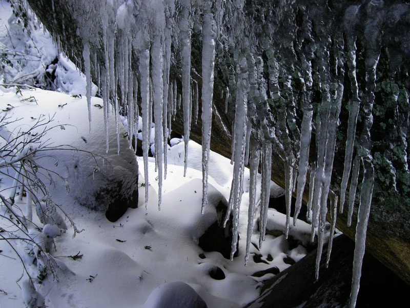 积雪与冰凌 摄影 丰雨