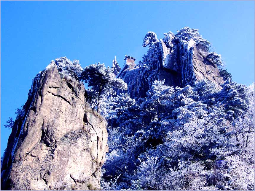 峭壁银峰 摄影 禾子