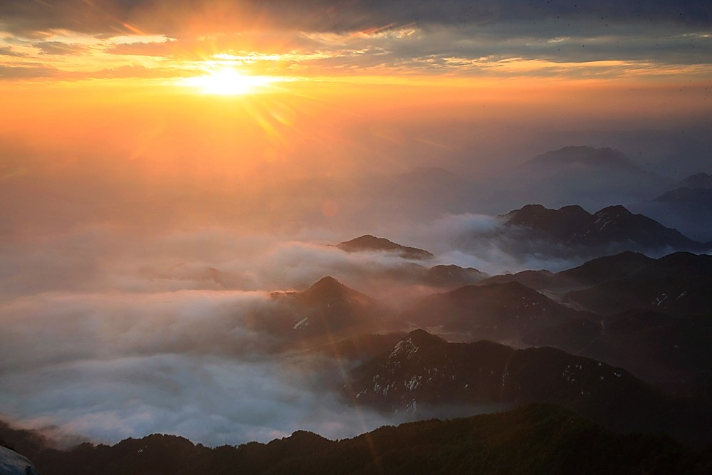 天柱山夕照3 摄影 海音