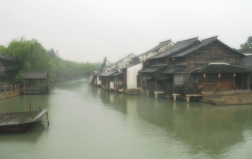 雨中的乌镇水乡 摄影 草原慈母