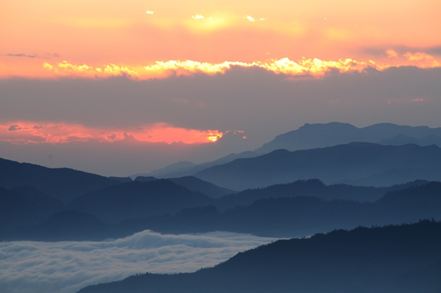 云海夕照 摄影 天山一木