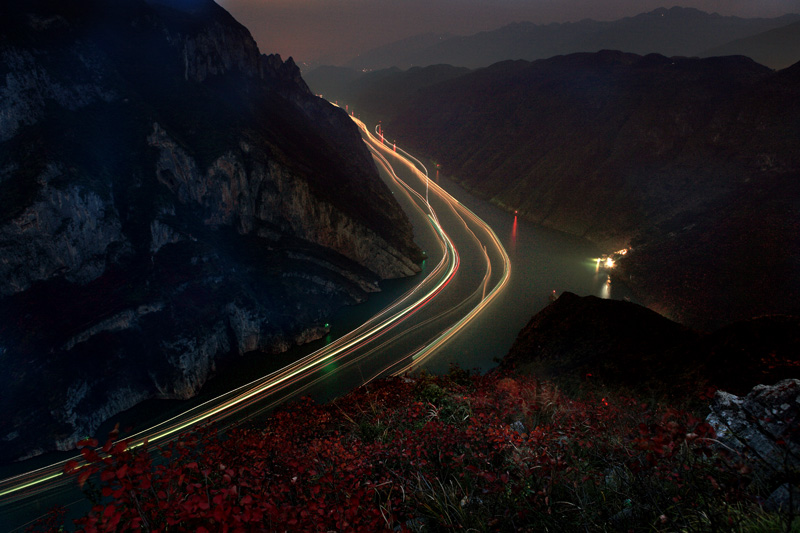 巫峡夜航 摄影 蚂蝗