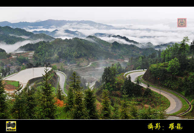 秦人梯田A 摄影 江跃龙