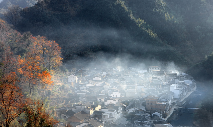 山城晨雾 摄影 自然本色