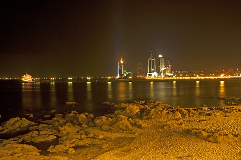 海边夜景 摄影 佳友450D