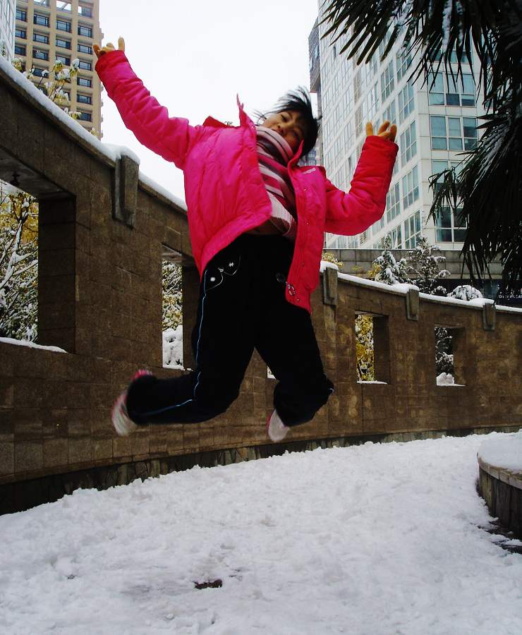 跳动的雪 摄影 银雪飞渡