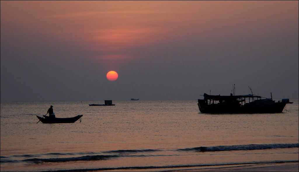 银滩夕照 摄影 念念