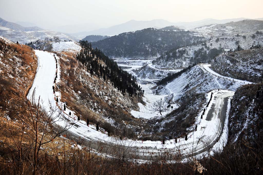 下雪了 摄影 布衣山农