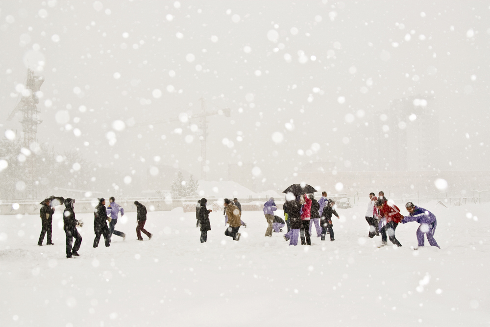 雪中即景 摄影 依梅听雪