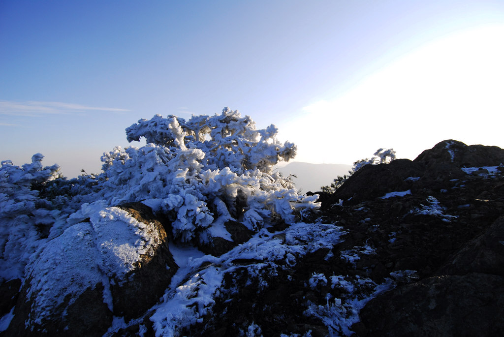 括苍雪景 摄影 吴越闲人