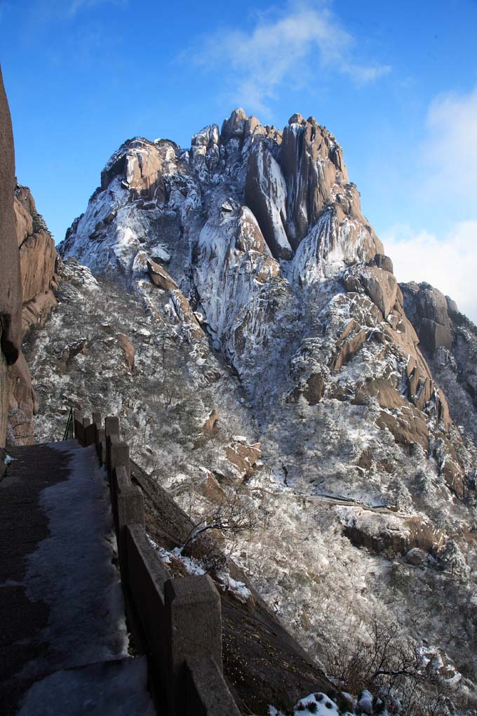 雪后黄山 摄影 拐杖