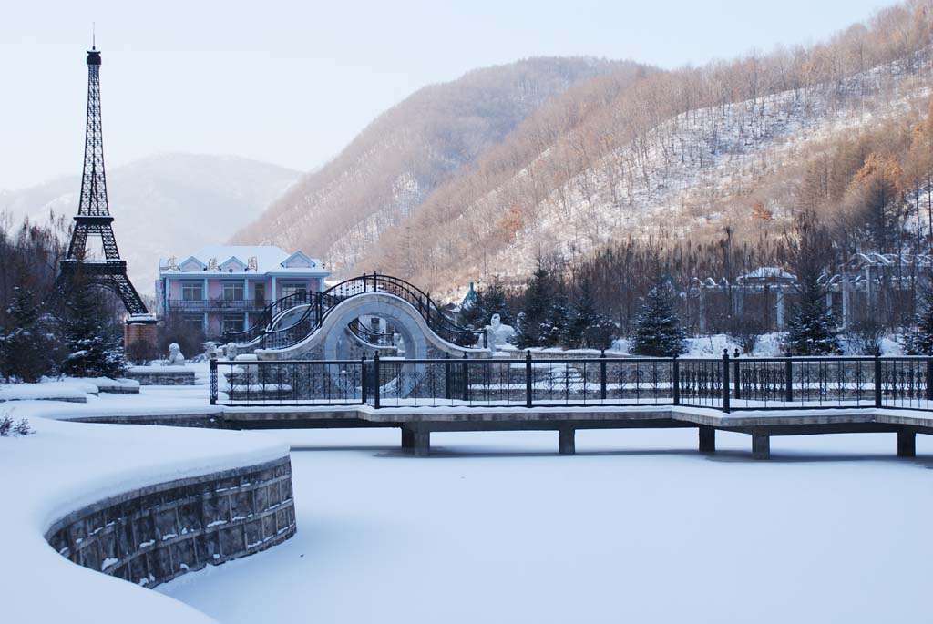 冬雪莲溪园 摄影 踏月而来