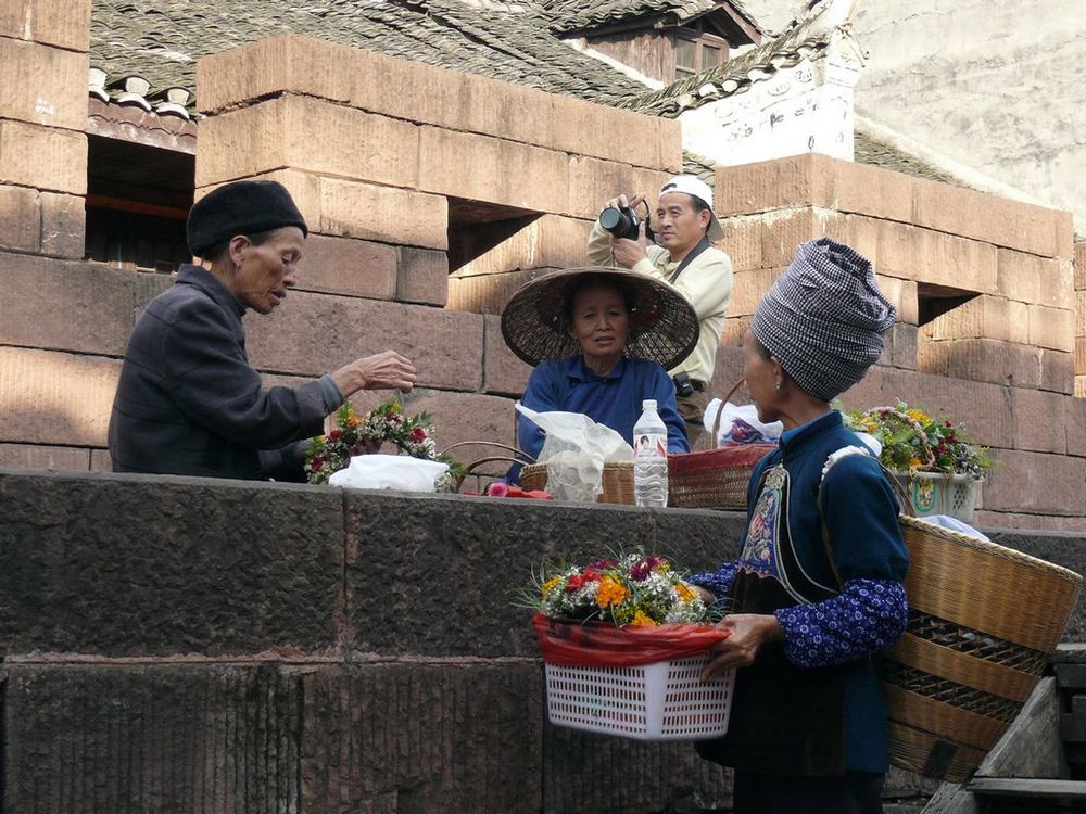 凤凰.卖花 摄影 沧浪秋吟