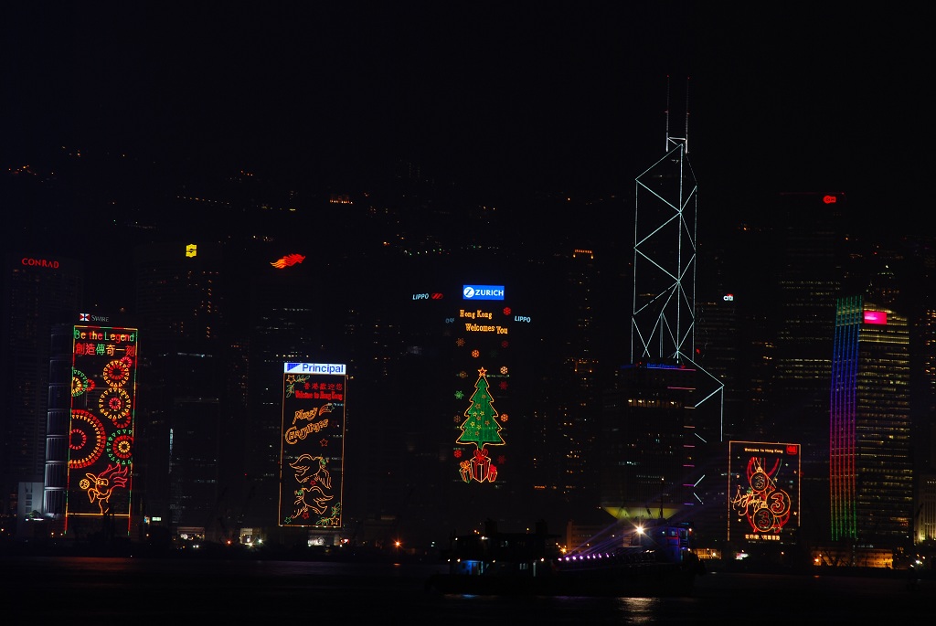 維港燈飾賀新年 摄影 xwinfile