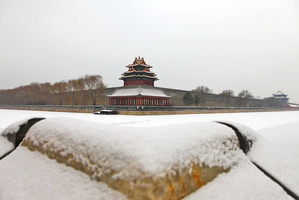 2010年第一场雪 摄影 冰滴卡布