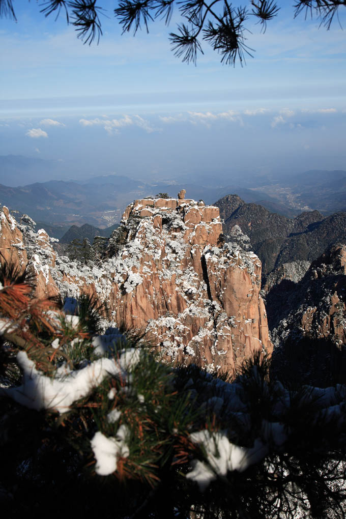 雪后黄山 6 摄影 拐杖