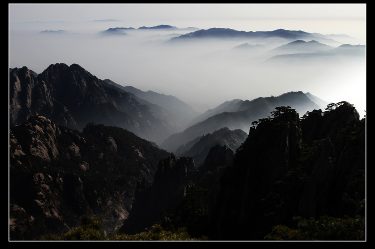 黄山一景 摄影 武文ABC