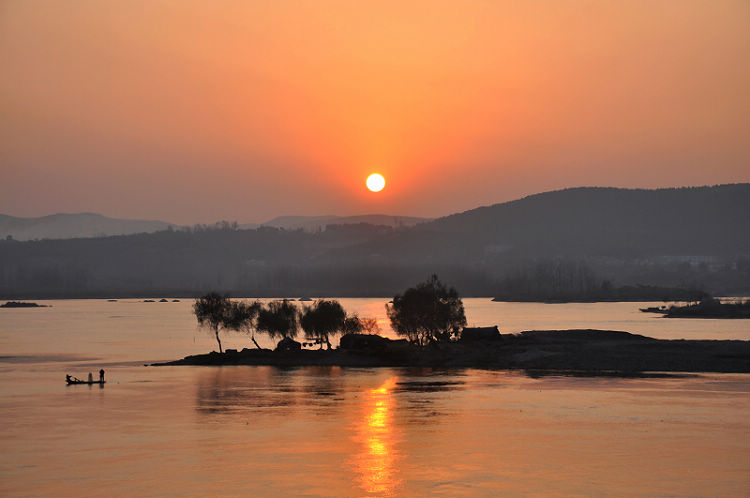 汉江印象 摄影 夕阳855