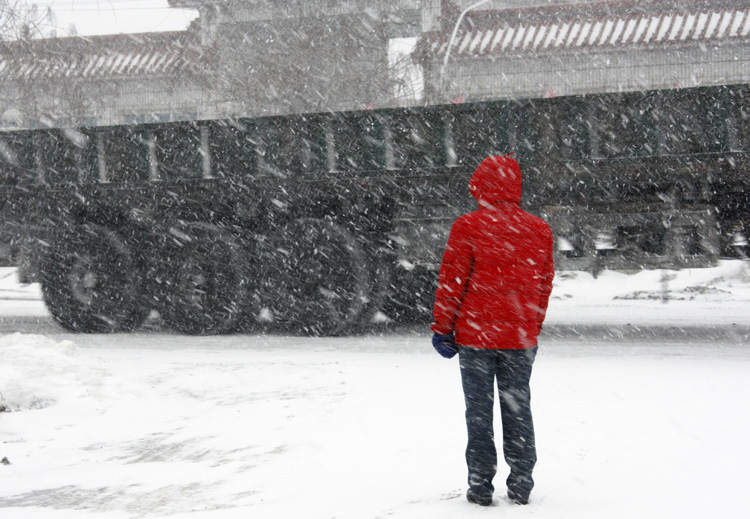 雪中 摄影 黄永龙