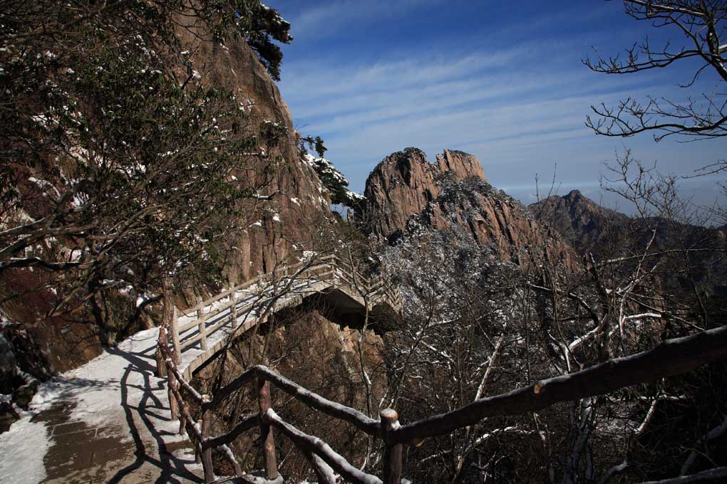 雪后黄山 10 摄影 拐杖