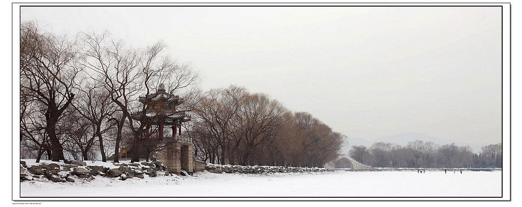 雪映西堤（颐和园） 摄影 汉宫秋月