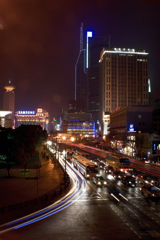 西藏路夜景 摄影 oldtiger