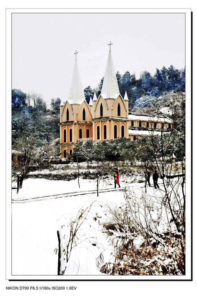 黄石市—2010雪景 摄影 东方中华