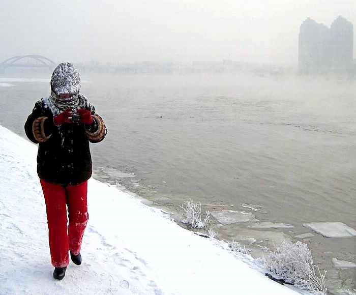 风雪丽人 摄影 深水无澜