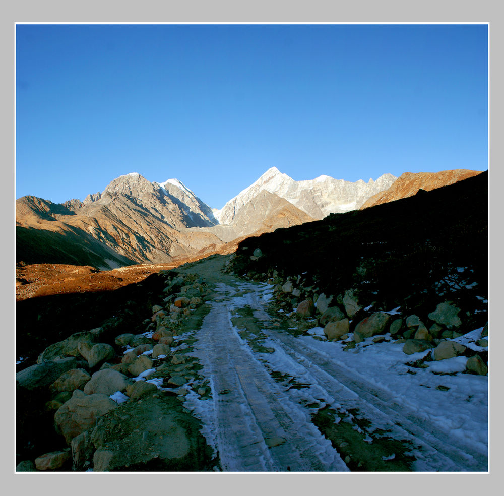 通向雪山之路 摄影 天涯独行客