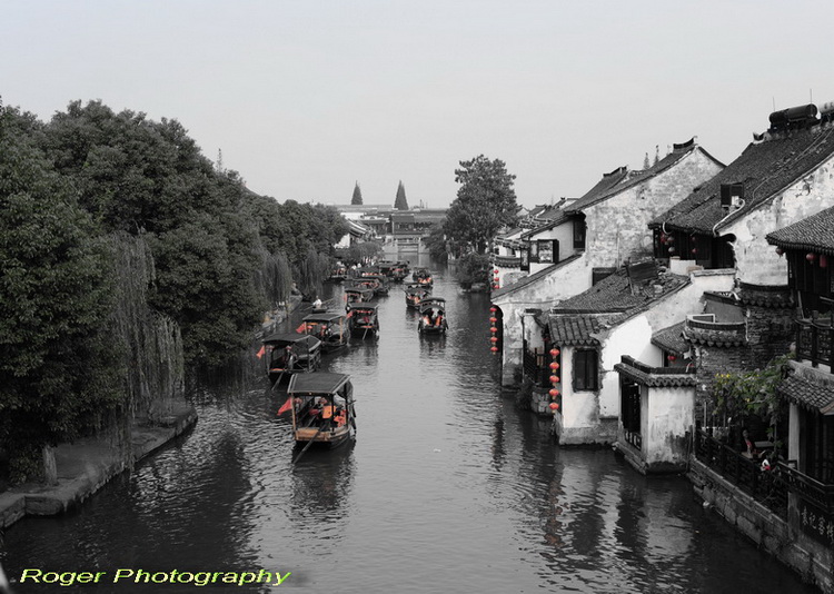 西塘印象 摄影 雨天