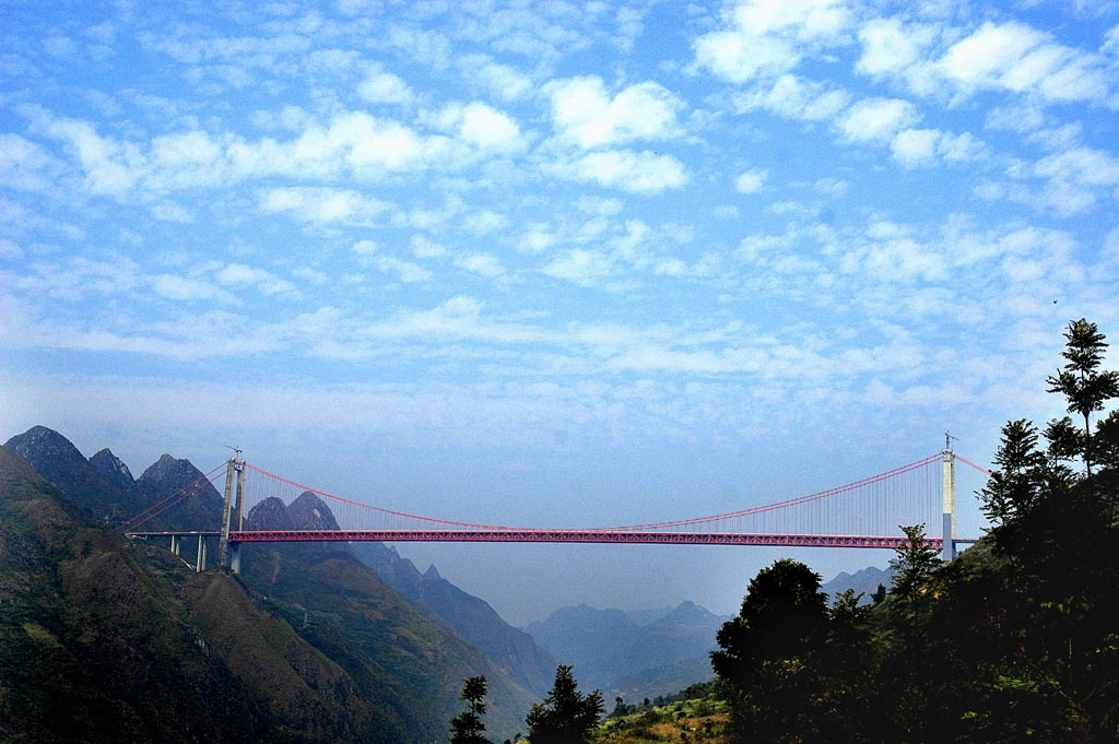 坝岭河大桥雄姿 摄影 火月