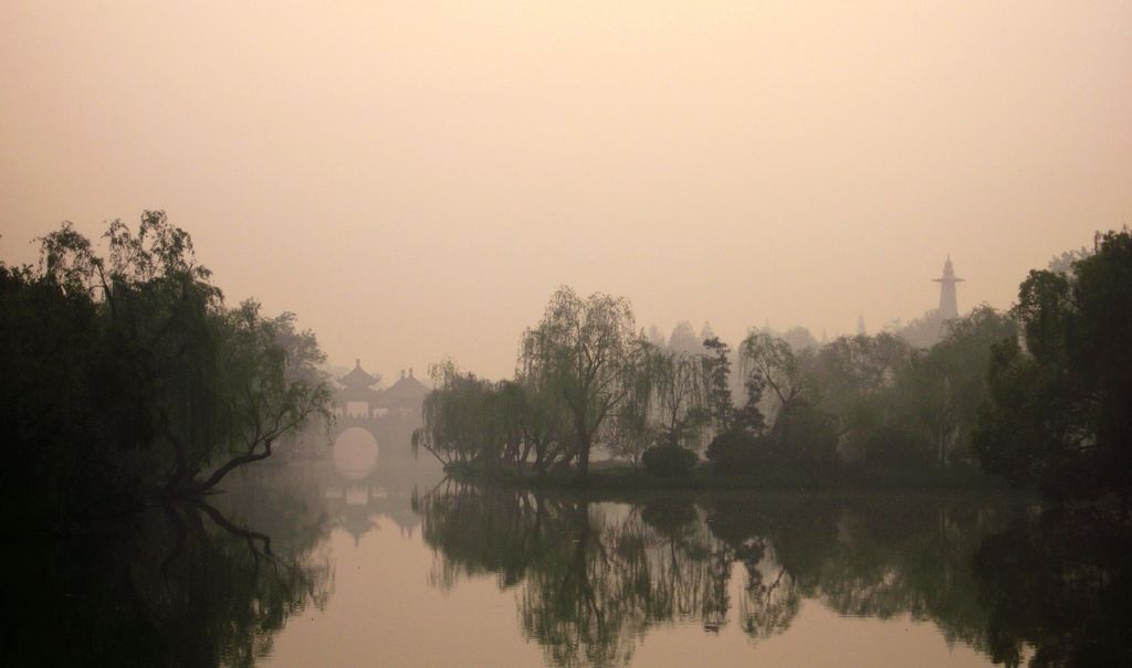 瘦西湖.晨 摄影 沧浪秋吟