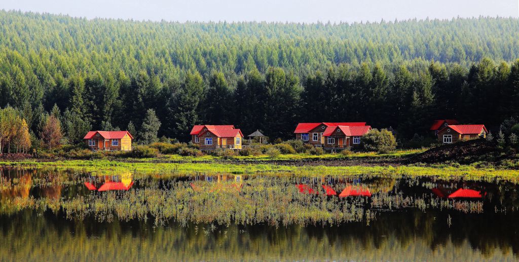 坝上小景 摄影 绿叶情