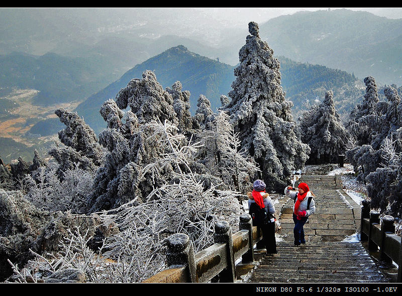 衡山初雪 摄影 zyq