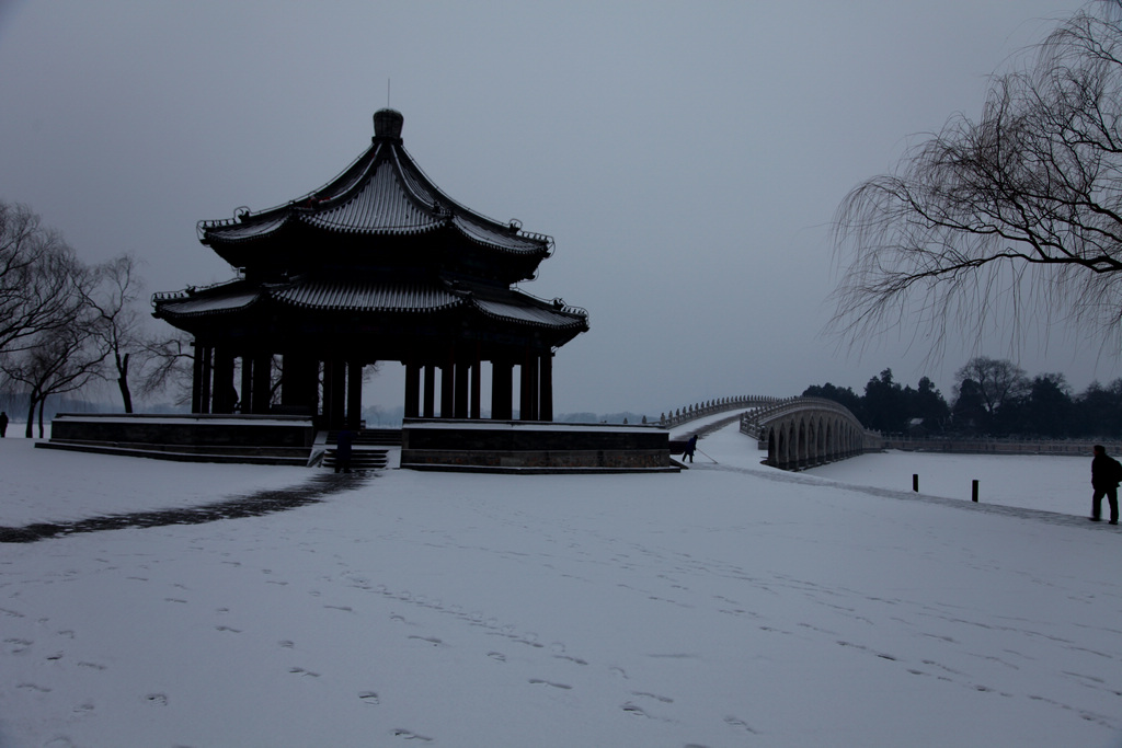 雪后颐和园 摄影 铁窝