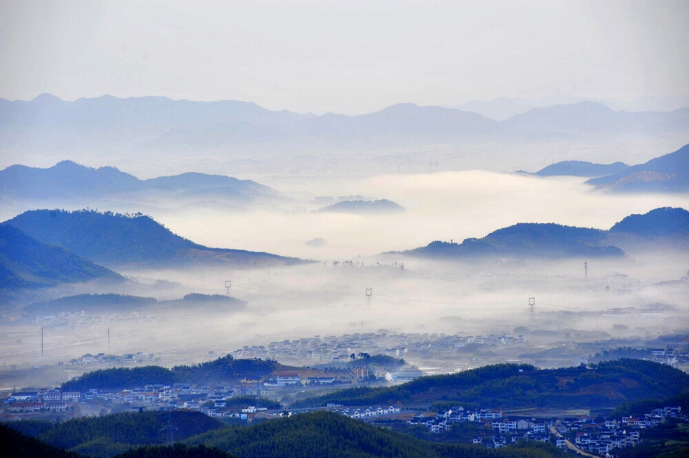 梦幻四明湖 摄影 紫竹常绿