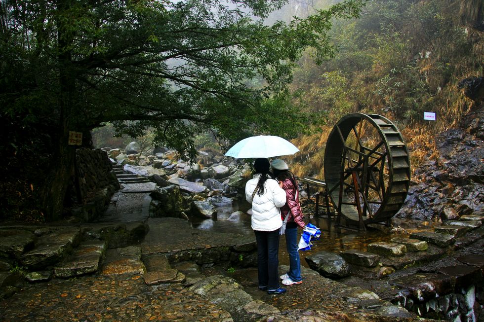 雨中山色 摄影 上虞鲁班